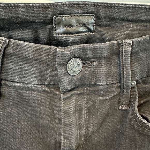 Mother Distressed Jeans - Black SZ 26 - Picture 5 of 6